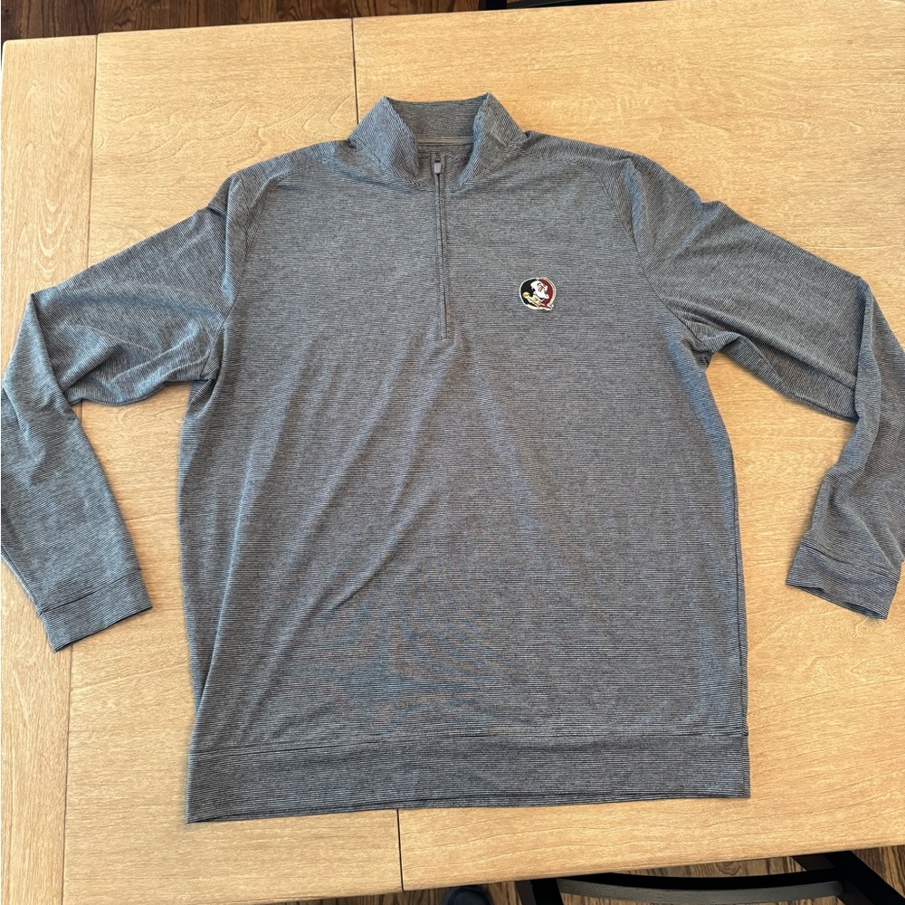 Florida state Seminoles johnnie-O Striped Gray Pullover
